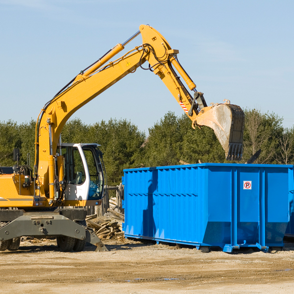 are there any restrictions on where a residential dumpster can be placed in Washington Court House OH